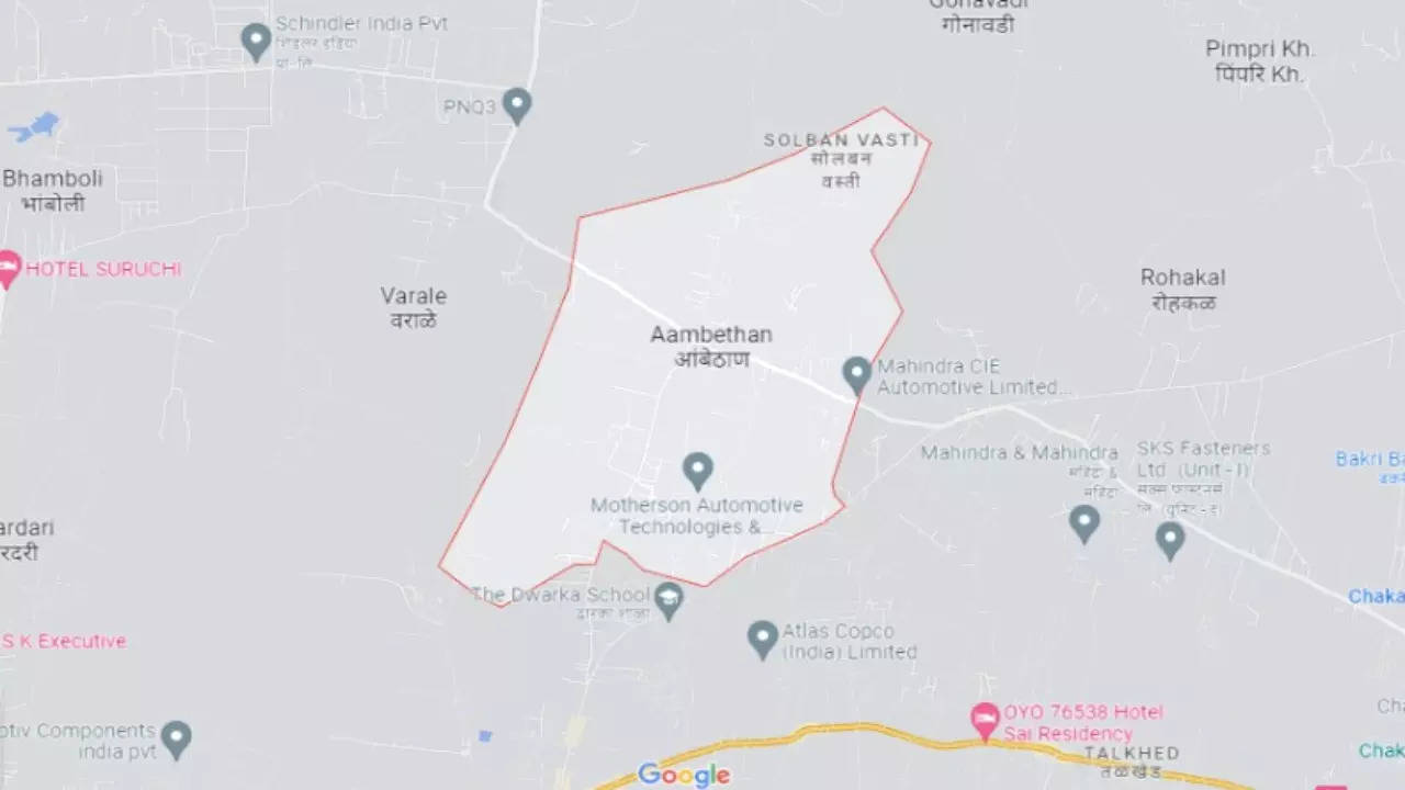 Ambethan village in Pune's Chakan area