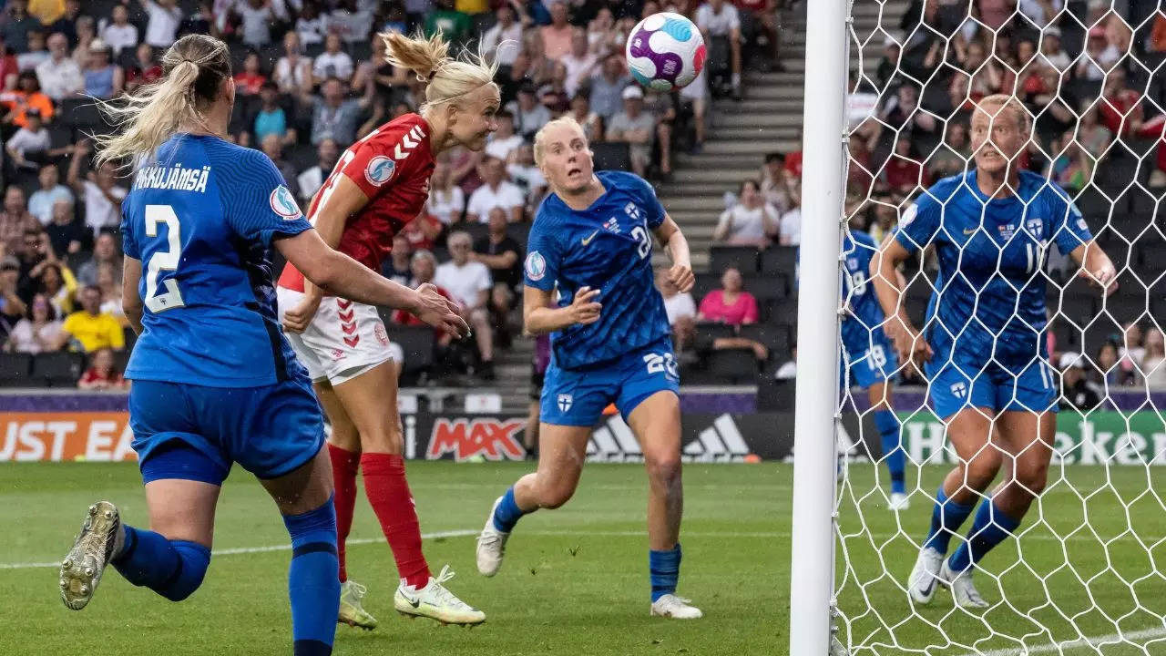 Harder goal Denmark win vs Finland Women's EURO 2022