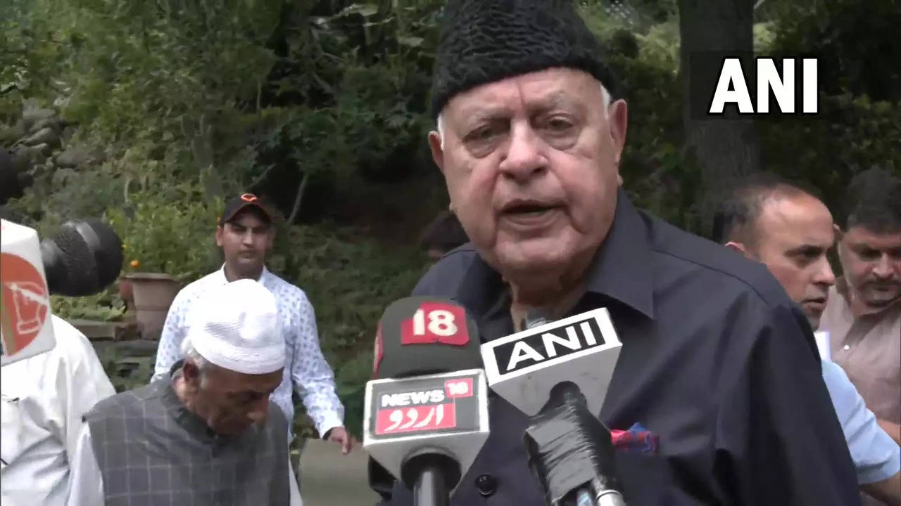 ​Jammu and Kashmir National Conference chief Farooq Abdullah​