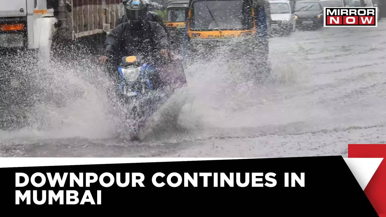 Mumbai Rain News | Downpour Continues In Mumbai, Orange Alert Issued In ...