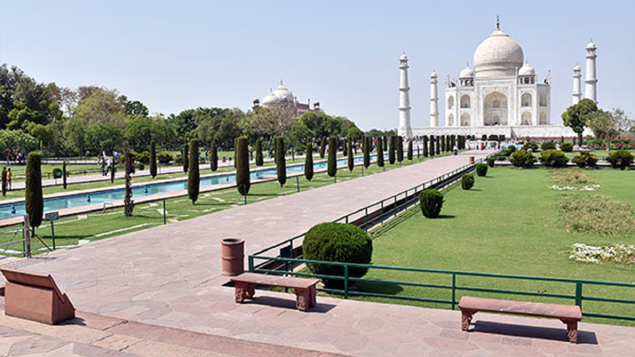 ​The Taj Mahal in Agra
