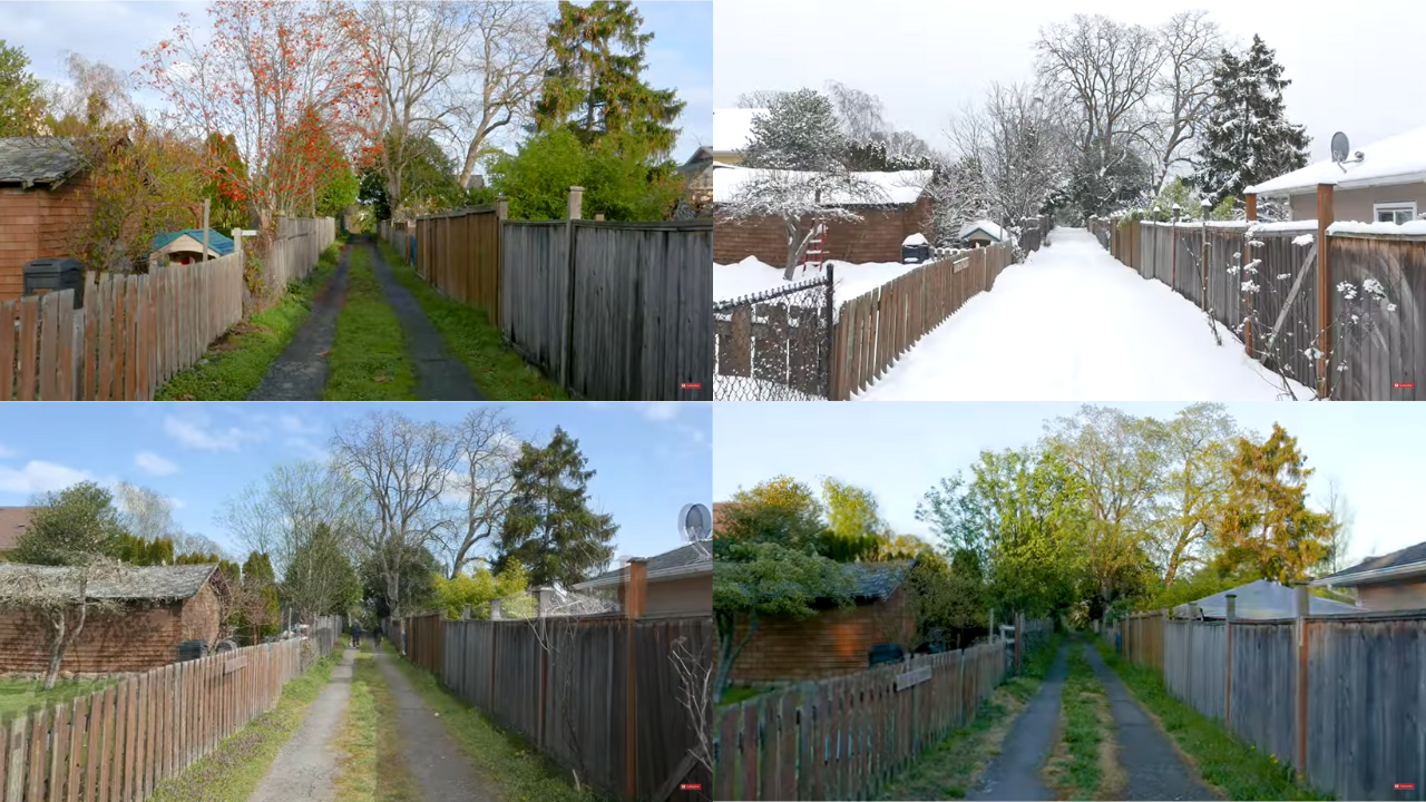 This time-lapse video shows all seasons in Canada