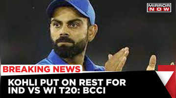 BCCI Decides To Rest Virat Kohli For India vs West Indies T20 Series  Breaking News  Cricket Updates