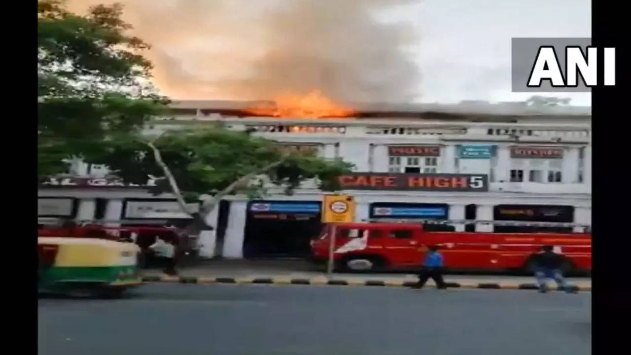 Fire broke out at a restaurant in Delhi's Connaught Place