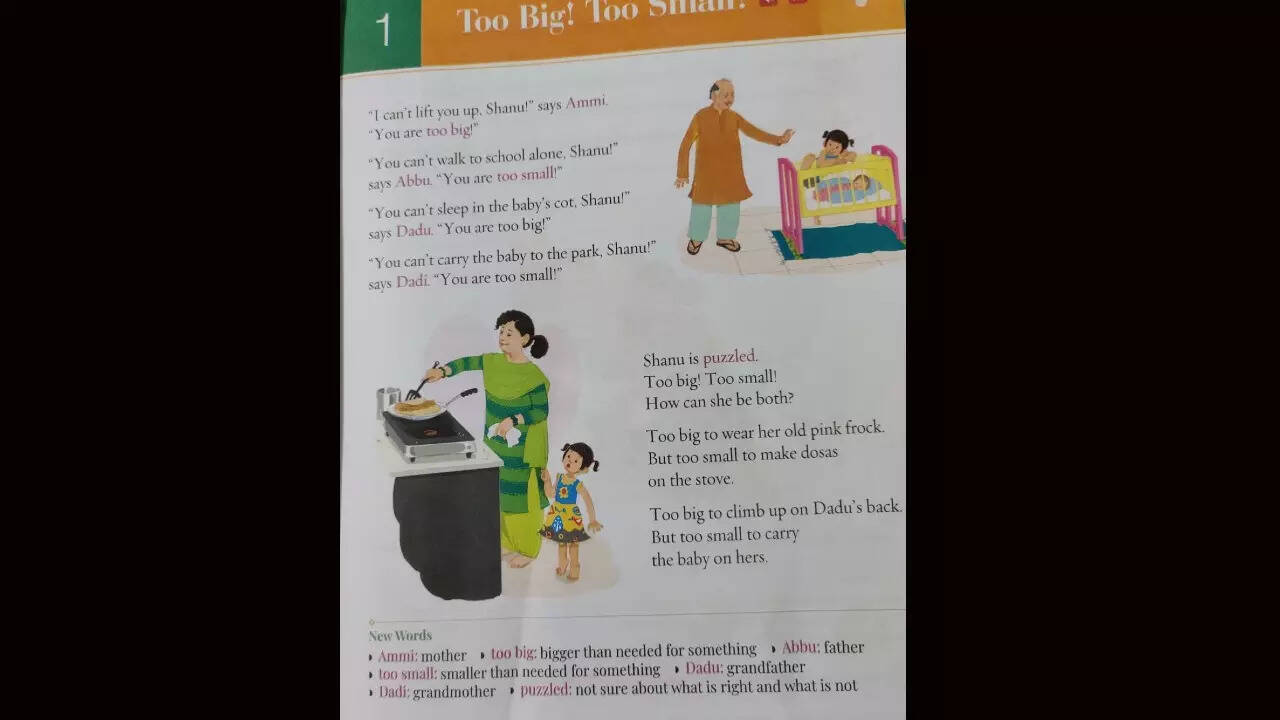 ‘Abbu, Ammi, Biryani’: Use of Urdu words in Class 2 book triggers ...