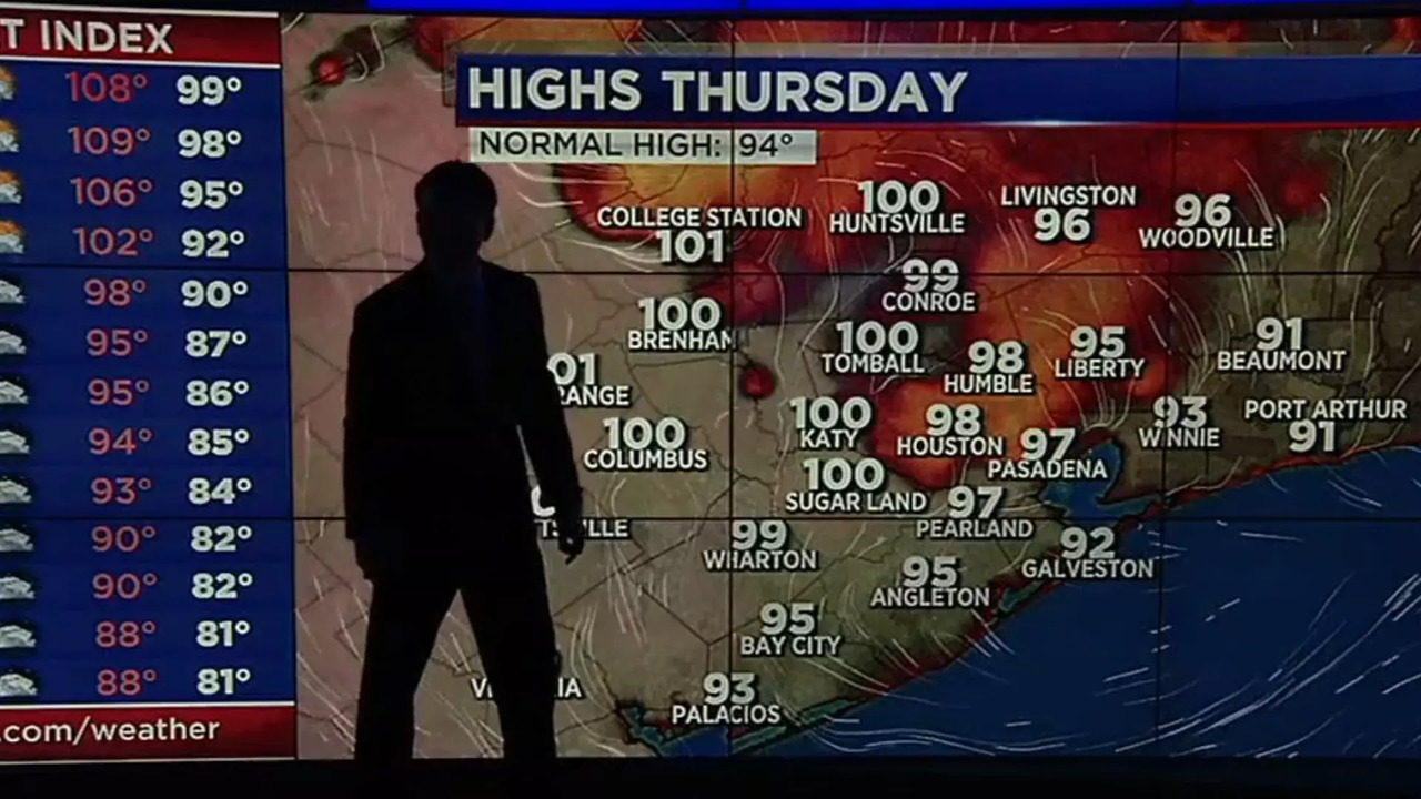 Power flickered at a news station in Houston, Texas while a meteorologist was warning about the risk of rolling blackouts in the state | Picture courtesy: Twitter/@TravisABC13