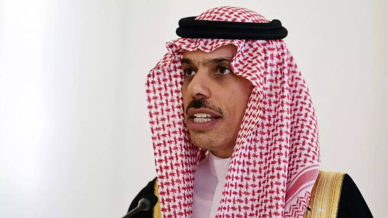 Saudi Arabia's Foreign Minister Prince Faisal bin Farhan