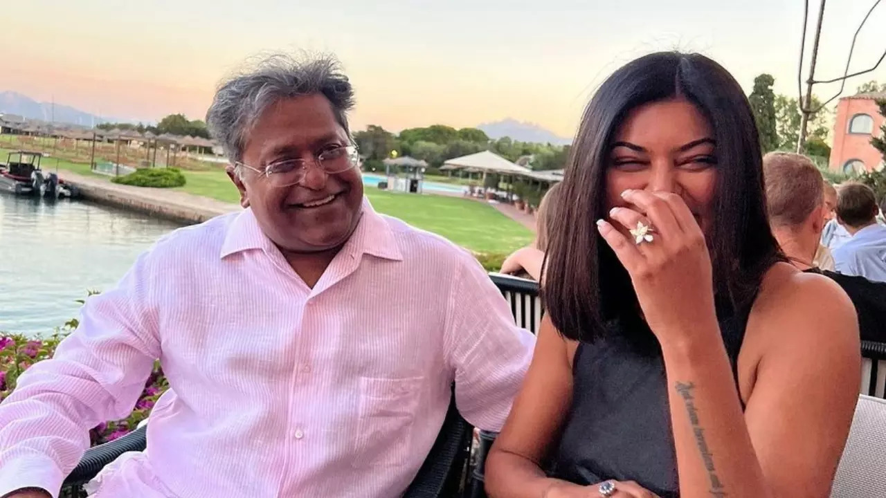 Lalit Modi and Sushmita Sen