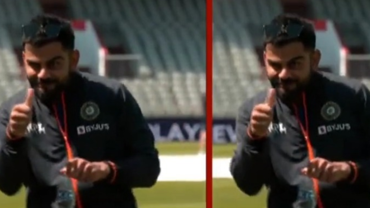 Virat Kohli's Hilarious Dance Move In Practice Session Ahead Of 3rd ODI ...