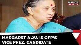 Margaret Alva is Oppositions Vice Presidential candidate says Sharad Pawar   Mirror Now  Politics