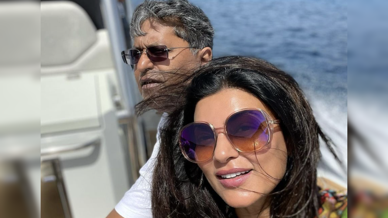 Lalit Modi and Sushmita Sen