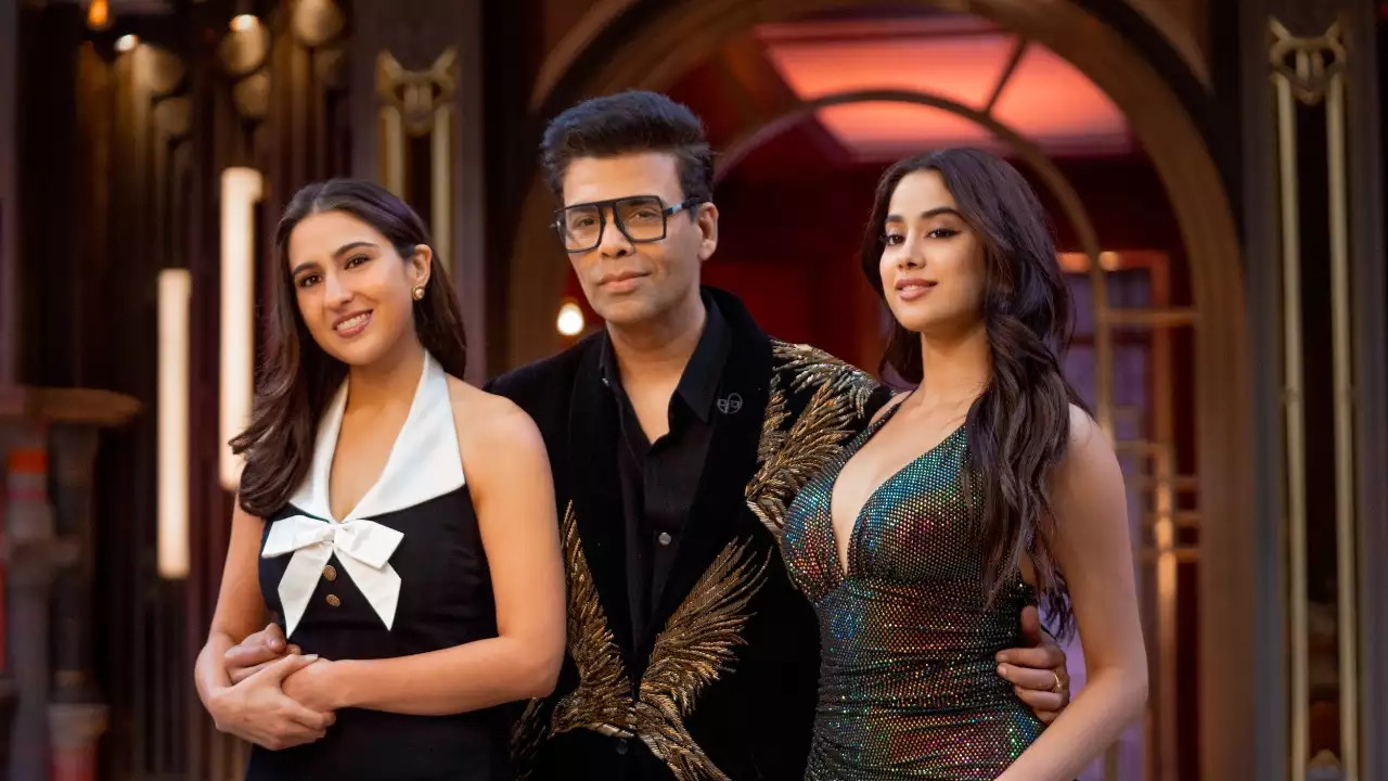 Sara Alia Khan, Karan Johar, Janhvi Kapoor