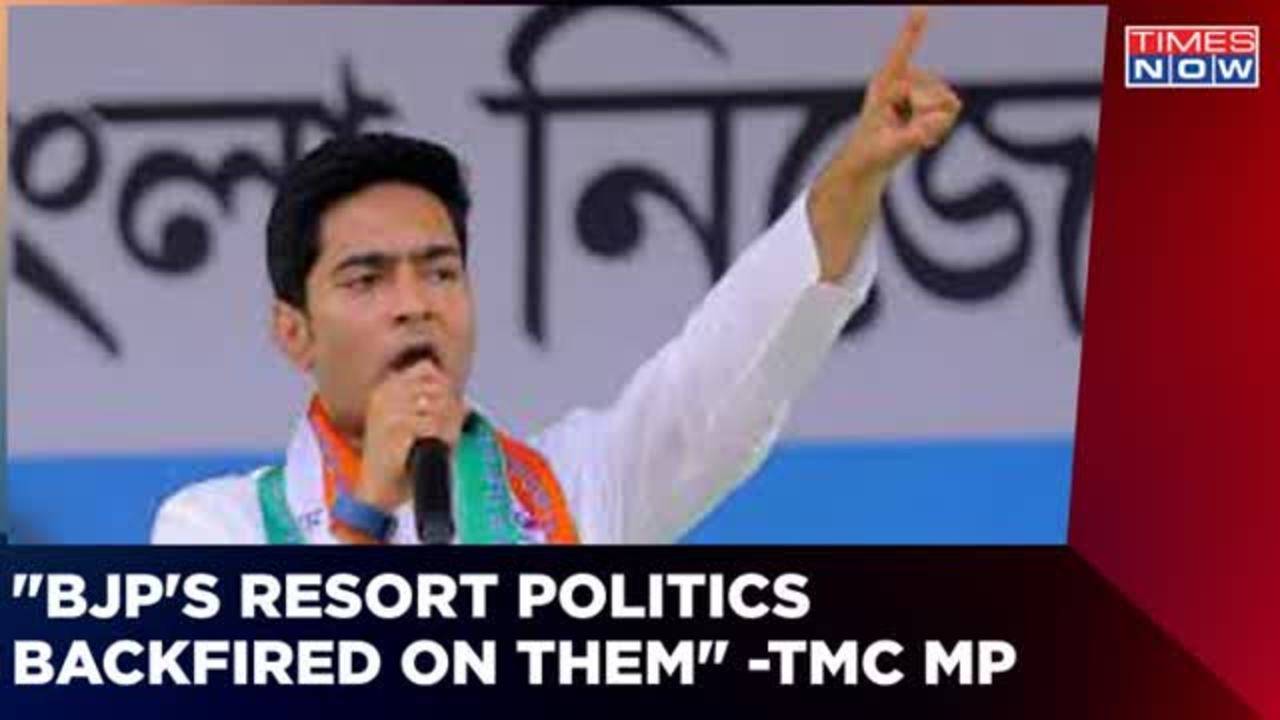 TMC MP Abhishek Banerjee Slams BJP | 'Resort Politics Backfired On Them' | Times Now | Times Now