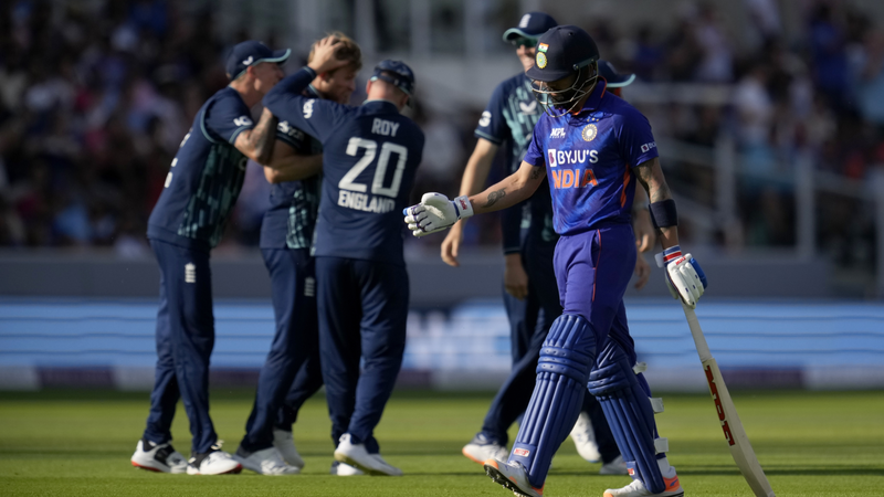 Virat Kohli ODI England out-AP