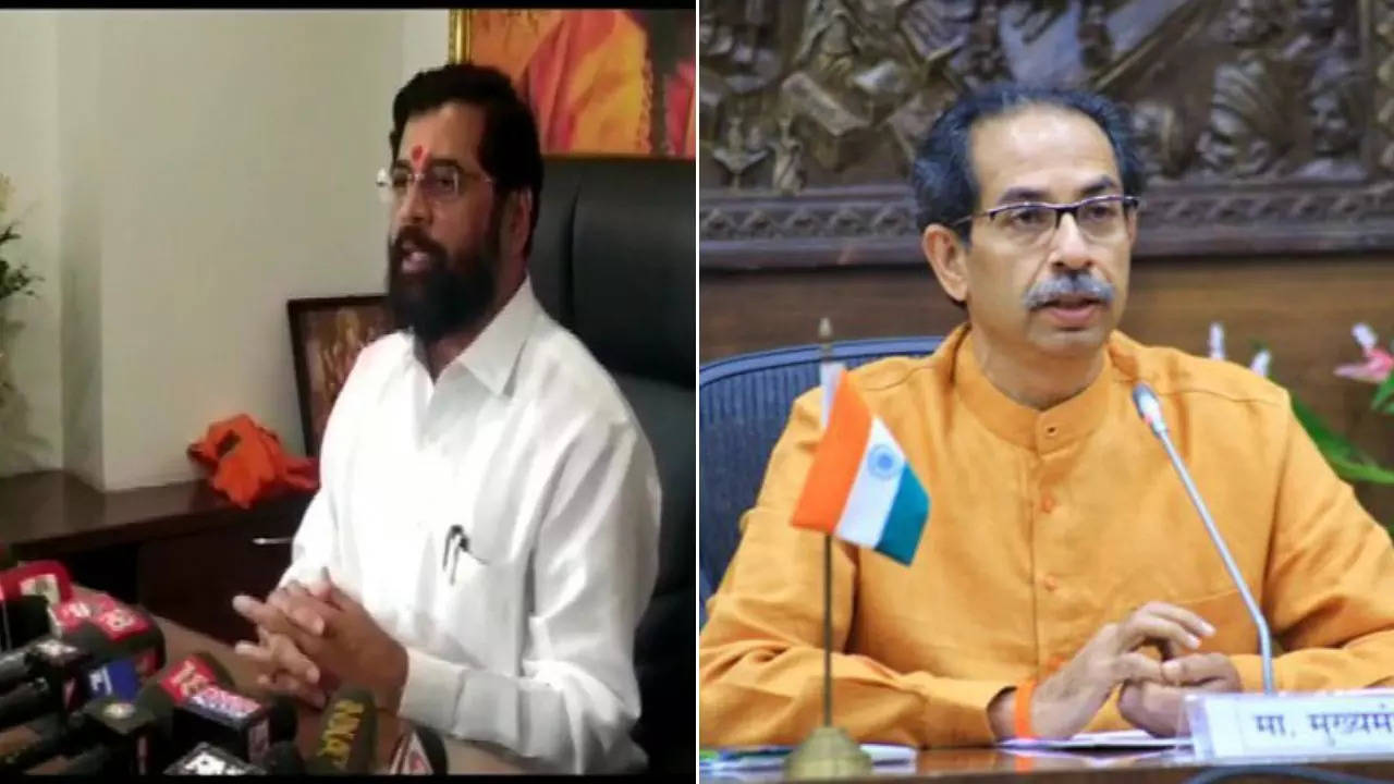 Eknath Shinde and Uddhav Thackeray