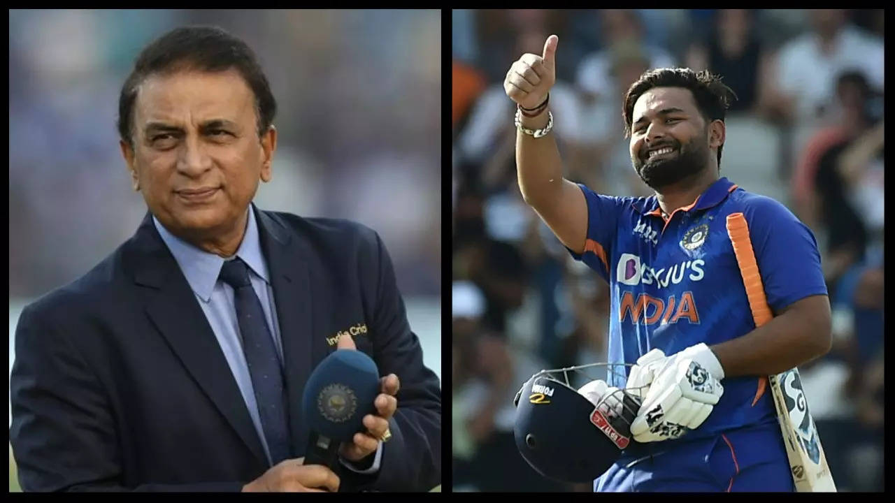 Legendary cricketer Sunil Gavaskar was all praise for Rishabh Pant, who slammed a match-winning century to help India defeat England in the ODI series decider at Old Trafford