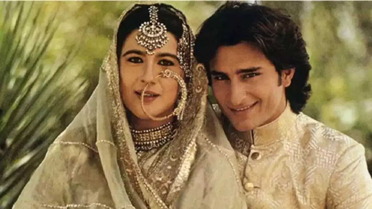 Amrita Singh and Saif Ali Khan