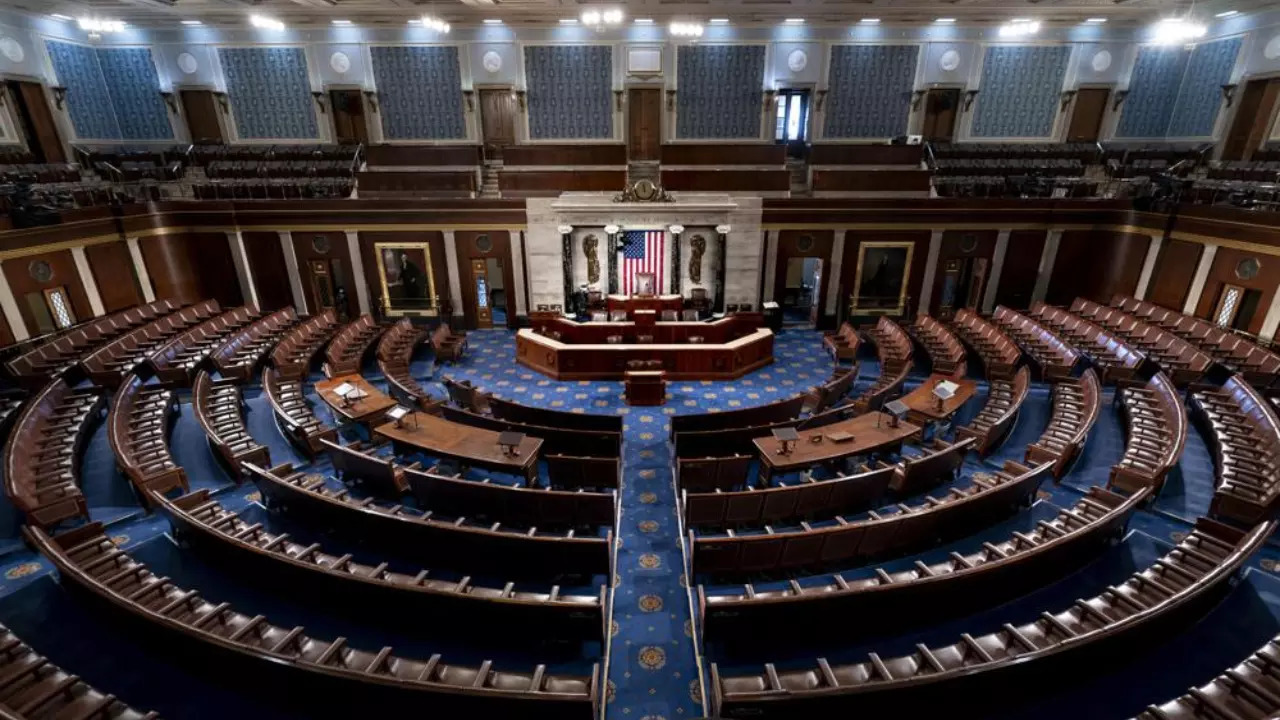 The chamber of the House of Representatives