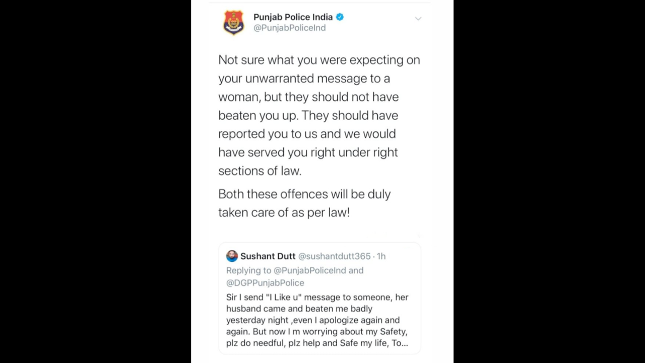 Punjab Police's epic reply