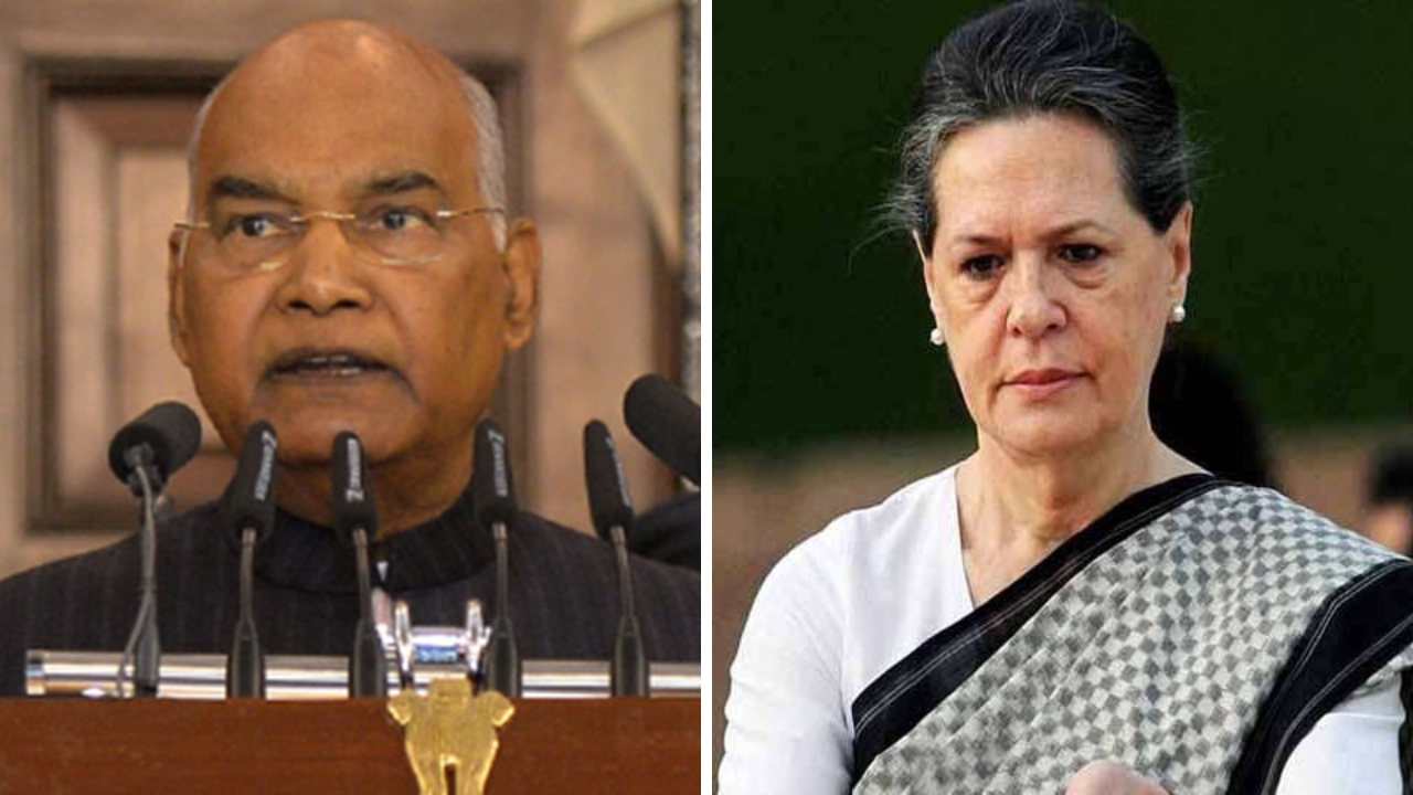 Ram nath kovind sonia gandhi