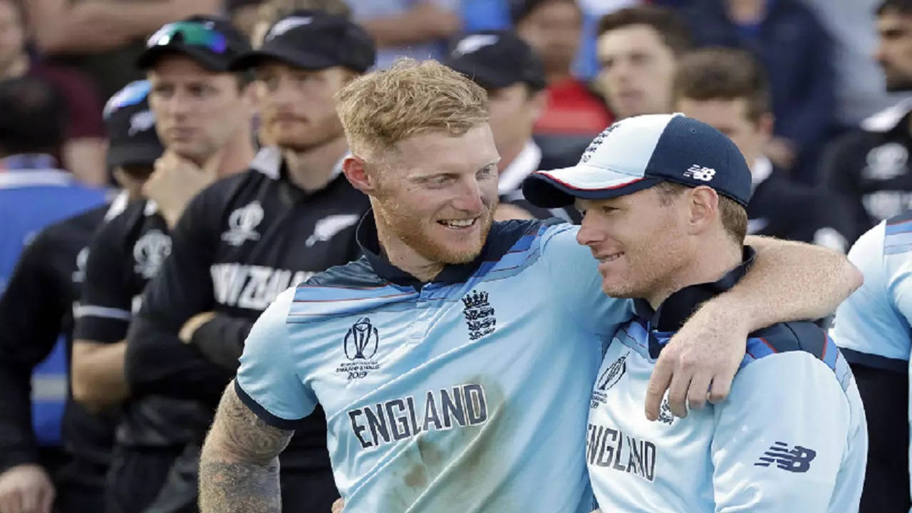 Ben Stokes and Eoin Morgan