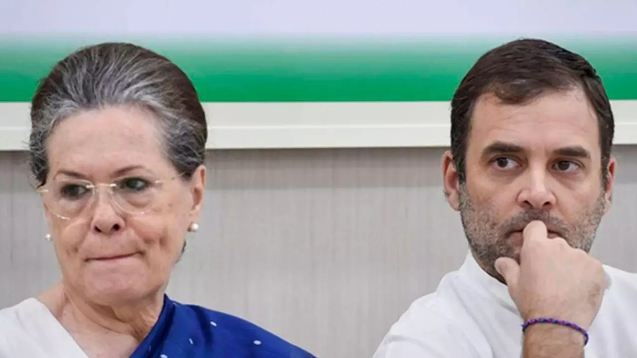 Sonia and Rahul Gandhi