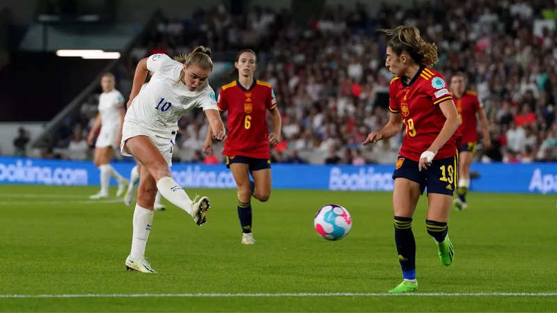 Stanway ET goal England win vs Spain Women's EURO 2022 QF