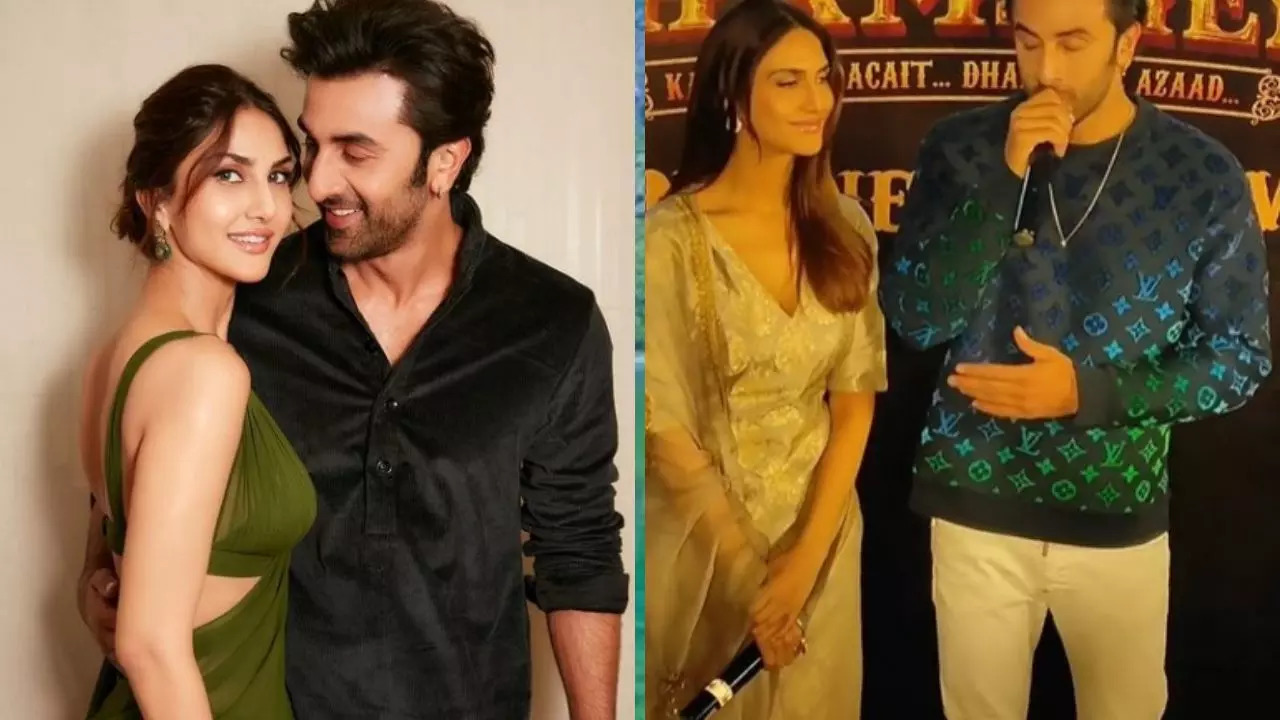 Vaani Kapoor, Ranbir Kapoor promote Shamshera