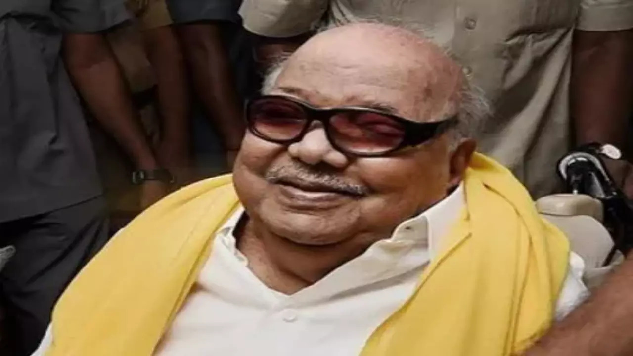 Tamil Nadu former CM Karunanidhi