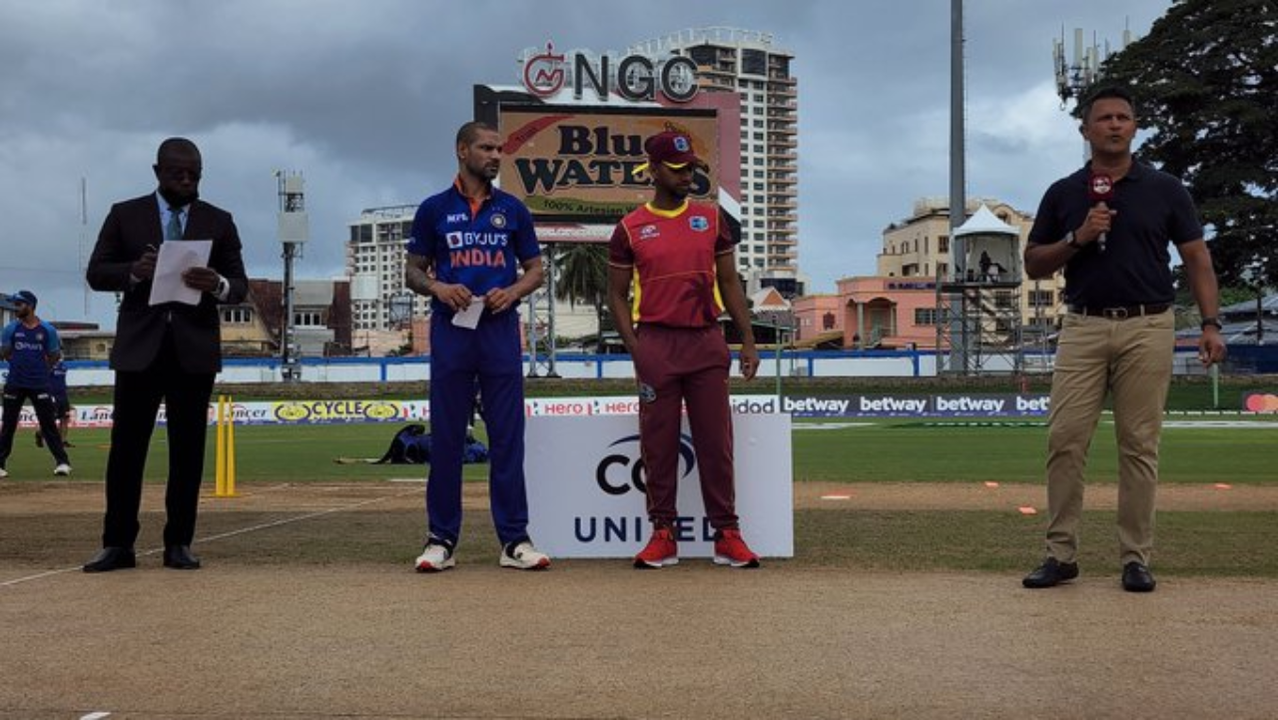 India WI first ODI toss