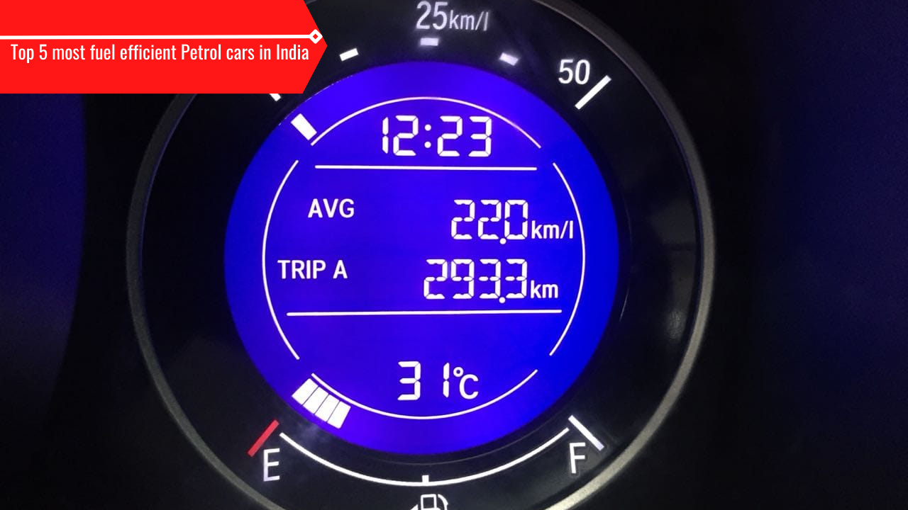 Instrument Cluster with fuel economy