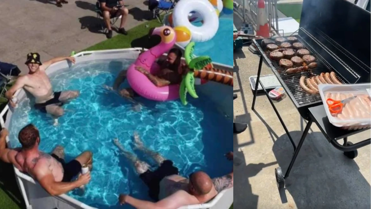 Boss gives all employees paid day off during heatwave in UK to have pool party and BBQ