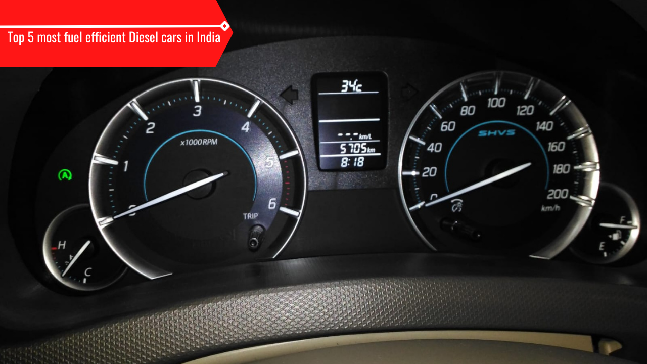 Top 5 most fuel efficient Diesel cars in India Features News, Times Now