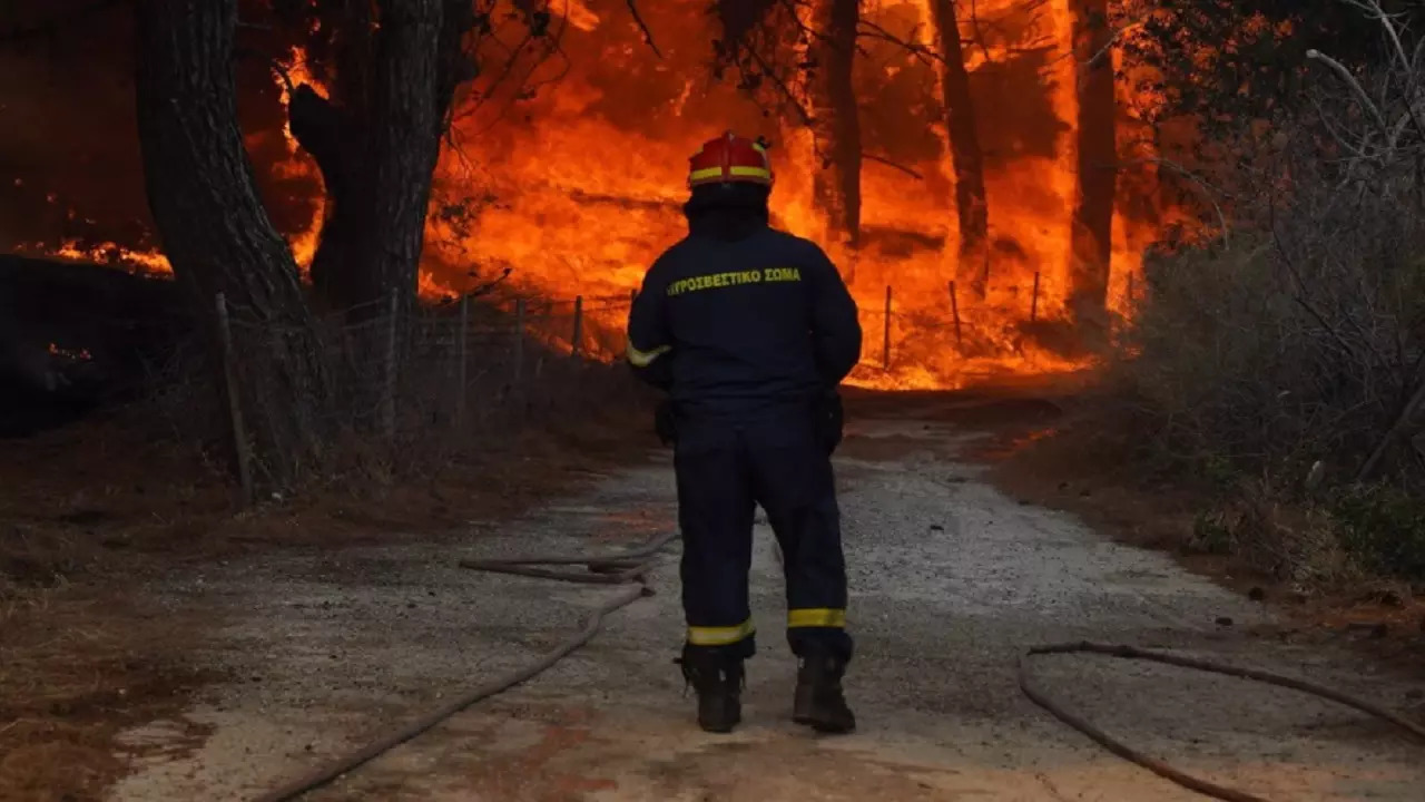 Wildfire in Greece