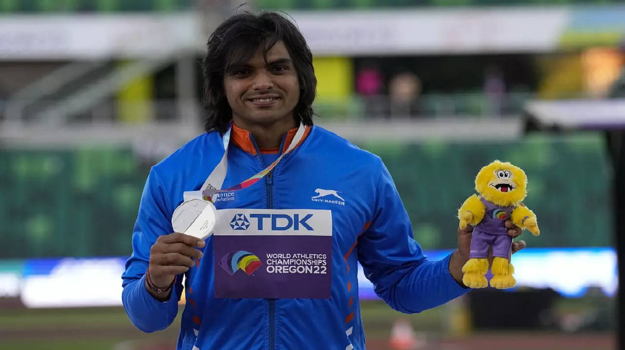 Neeraj Chopra medal AP