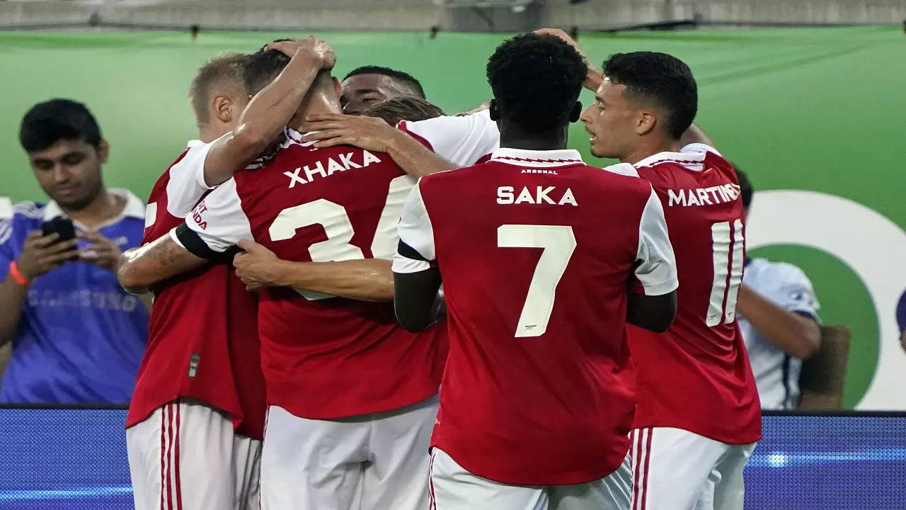 Arsenal thrashed Chelsea 4-0 in a friendly in Florida on Saturday