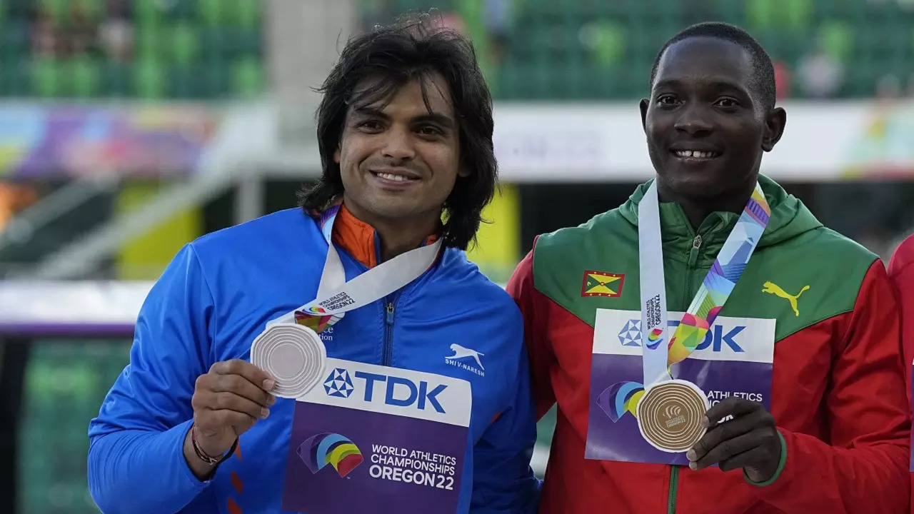 Neeraj Chopra and Anderson Peters AP