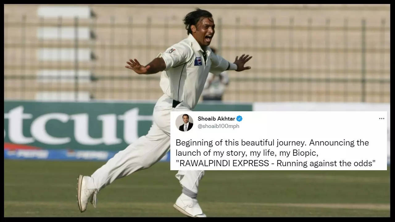 Legendary Pakistani bowler Shoaib Akhtar has confirmed the launch of his biopic