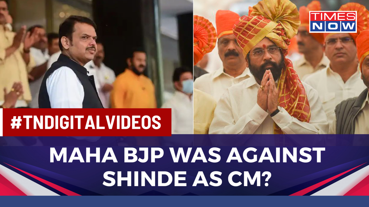 ‘Shinde Was Made CM With A Heavy Heart’, Maharashtra BJP Chief’s ...