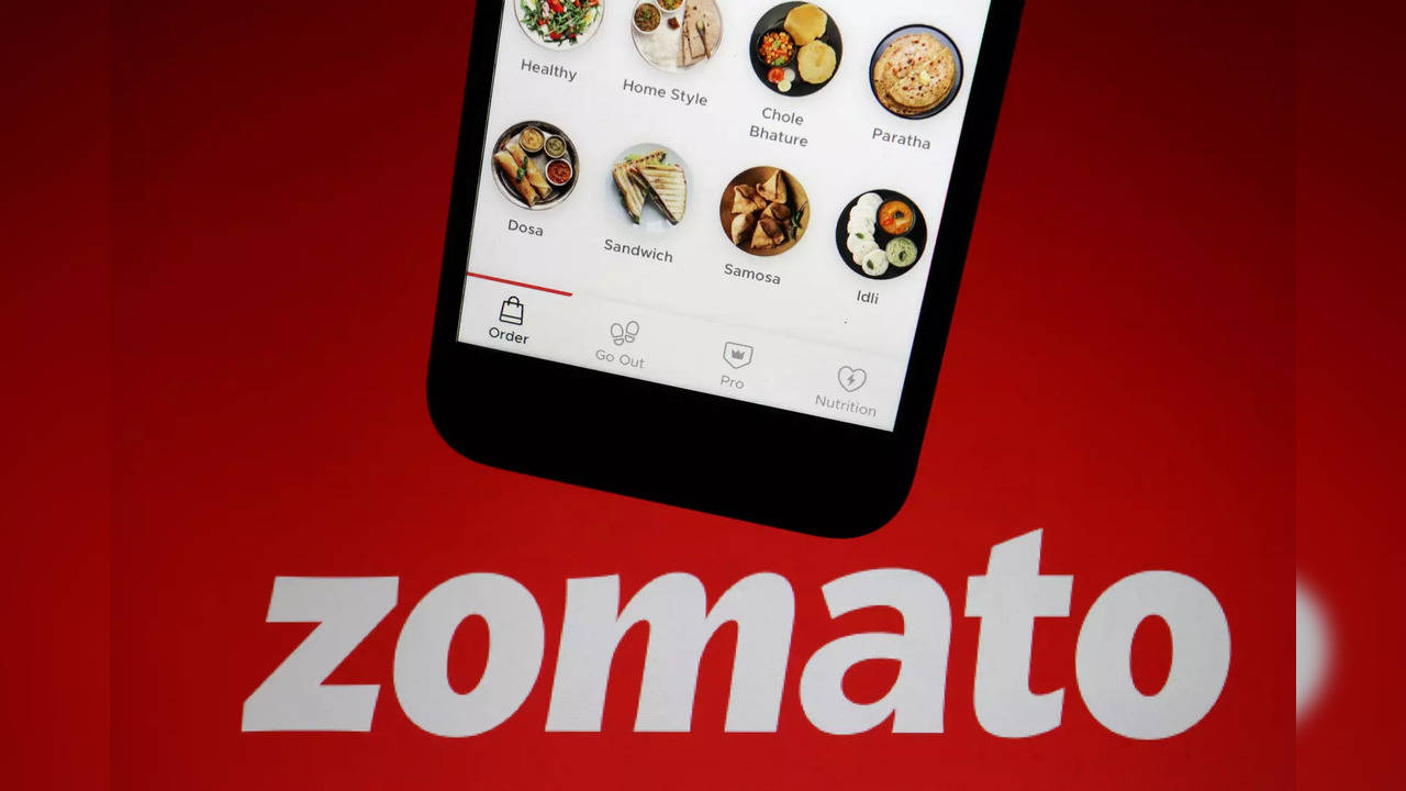 FILE PHOTO: Illustration picture of Indian food delivery company Zomato