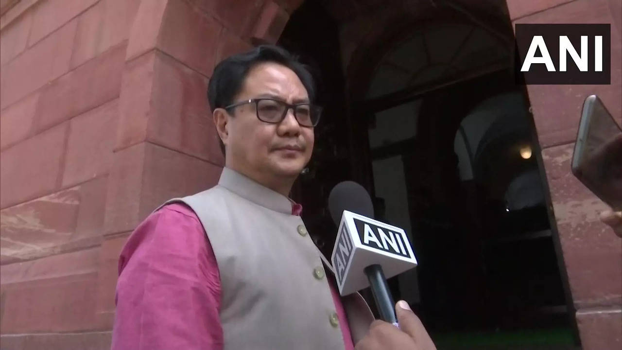 Union Law Minister Kiren Rijiju