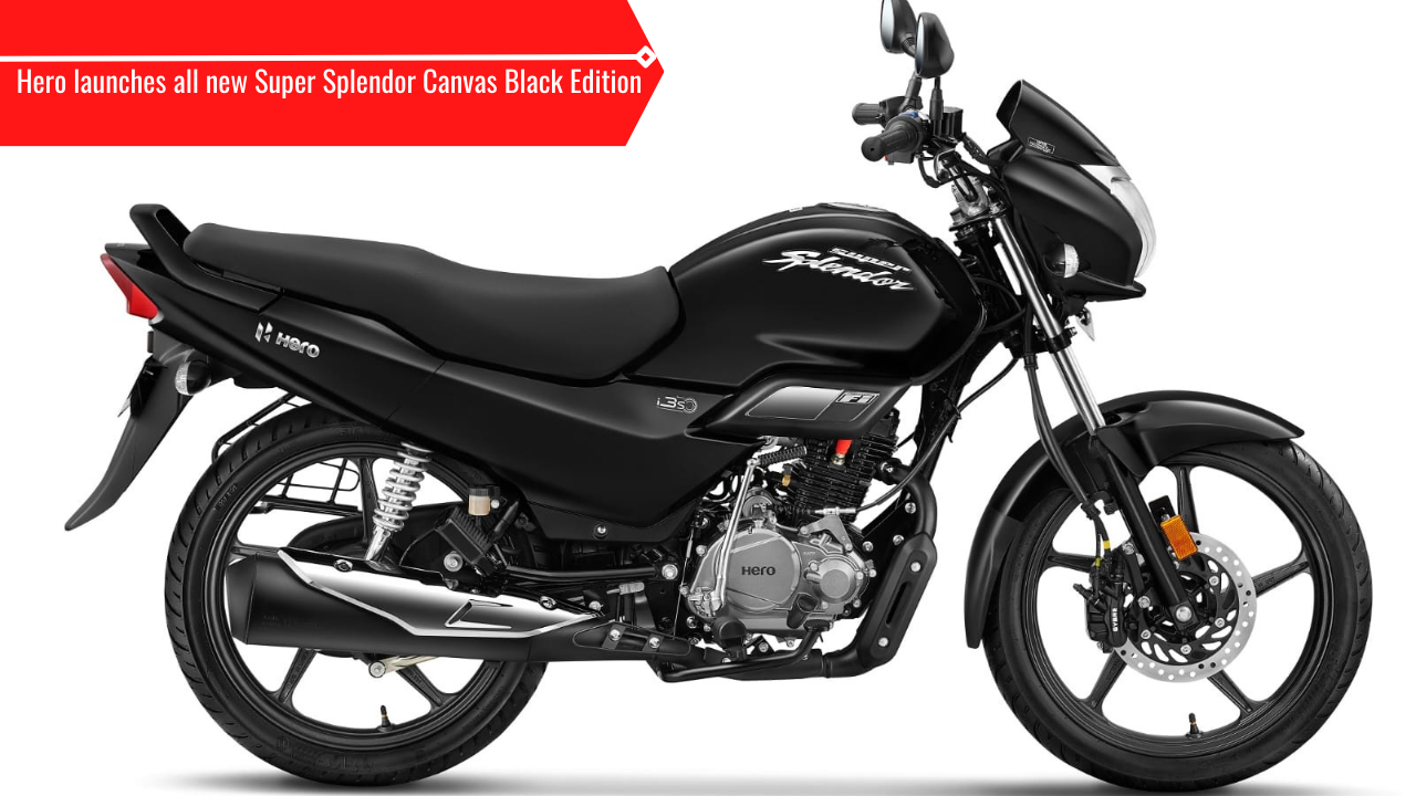 Hero Super Splendor Canvas Black Edition