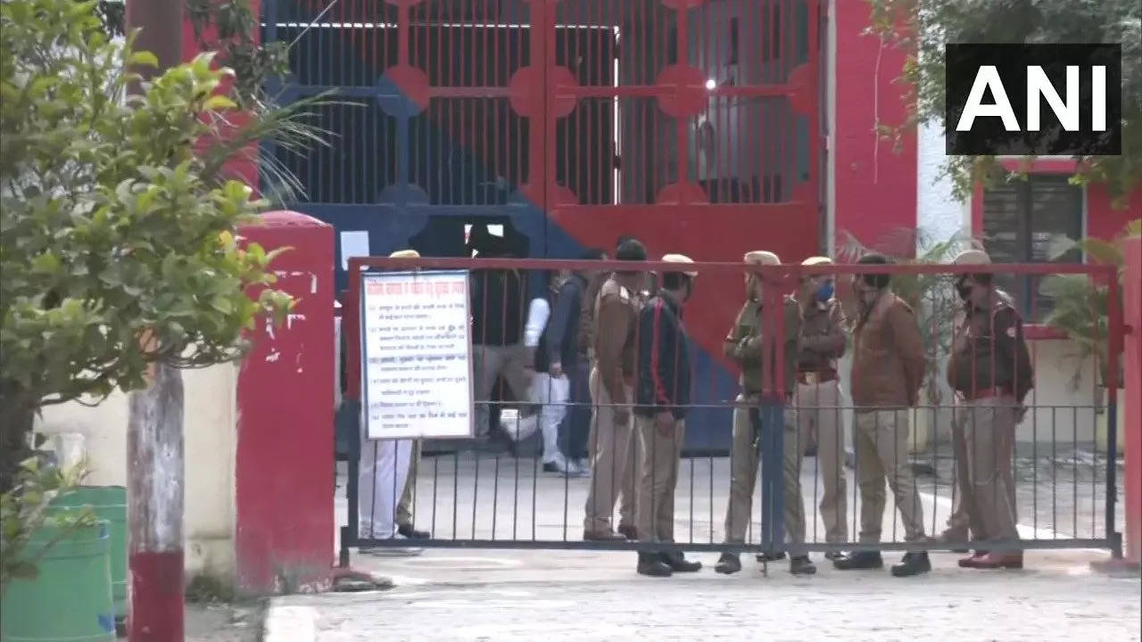 ​Ashish Mishra the prime accused in Lakhimpur Kheri violence walks out of jail after being released on bail in February 2022