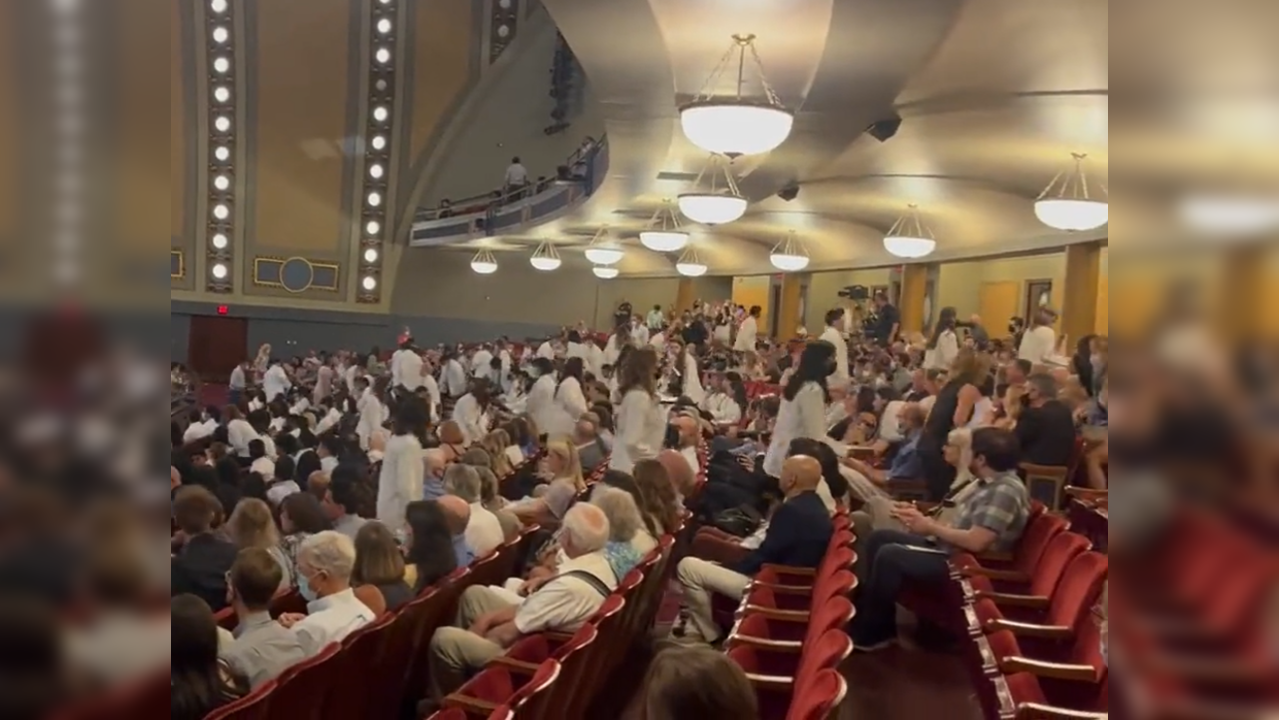 Medical students stage walk-out