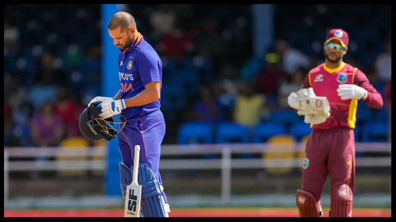 Veteran opener Shikhar Dhawan played a captain's knock for India in the 3rd ODI against the West Indies on Wednesday