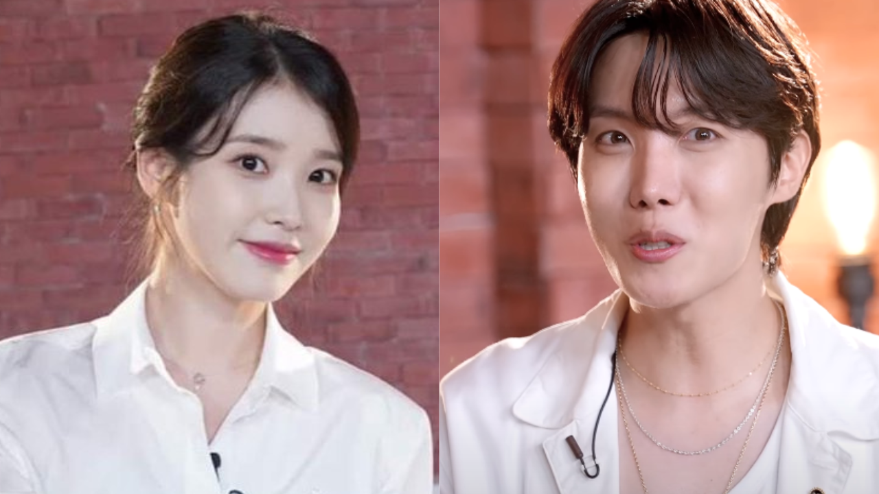 J-Hope avoids eye contact with IU