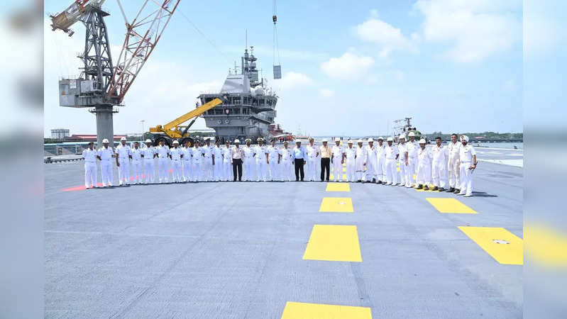 Indigenous Aircraft carrier 'Vikrant' handed over to the Indian Navy