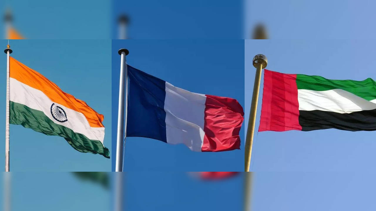 India France UAE flags