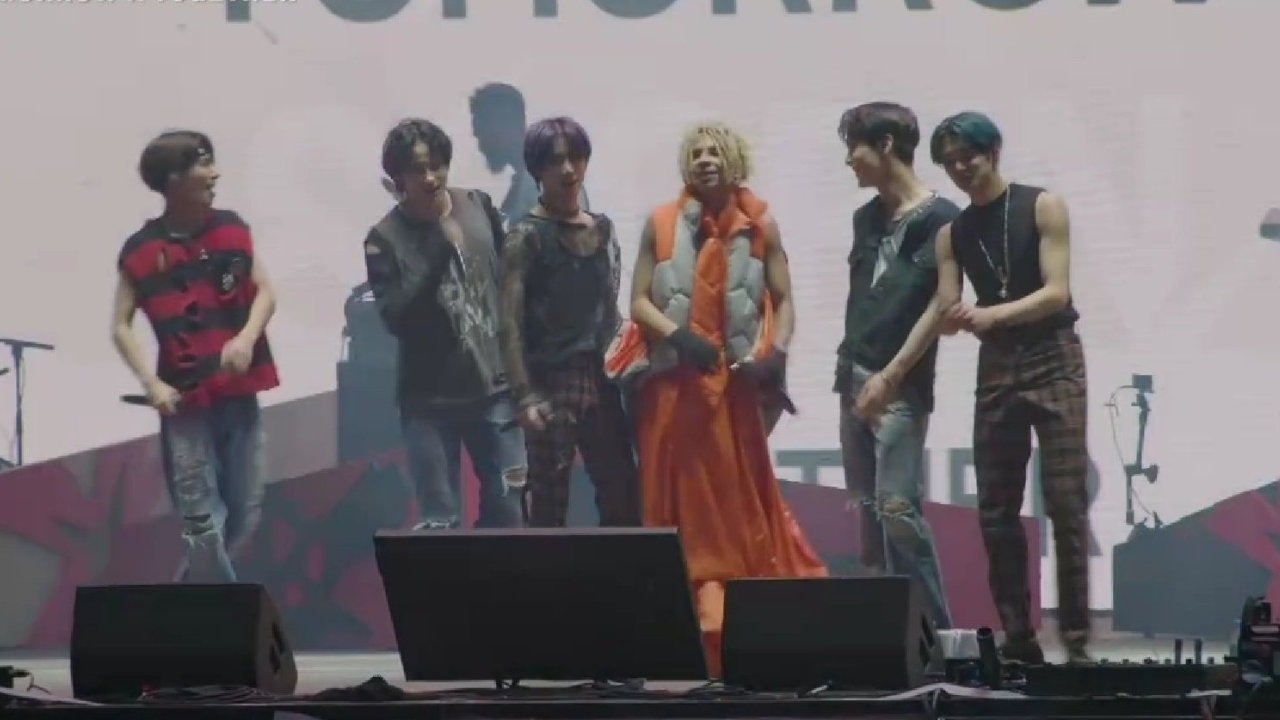 TXT and Iann Dior perform Valley of Lies at Lollapalooza 