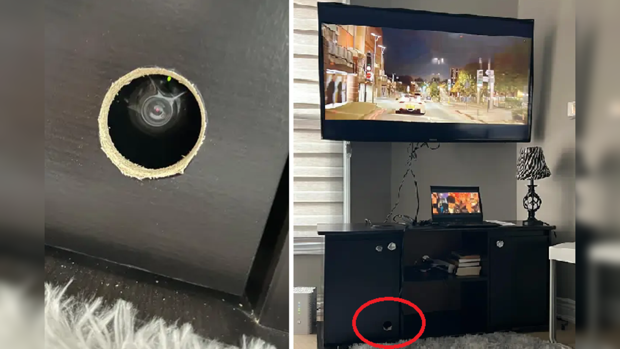 Guests find hidden camera in their Airbnb property